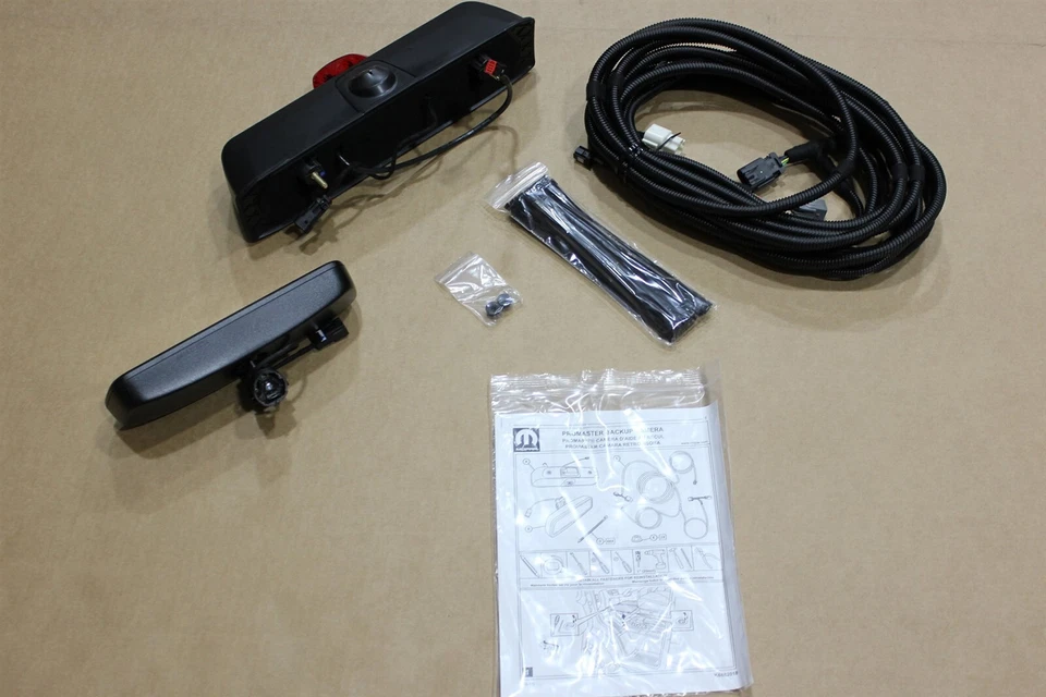 Cámara de reversa trasera 14-16 Ram ProMaster 82214220 monitor de cámara de estacionamiento OEM de fábrica Foto 2 de 4