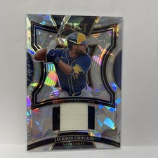 Jackson Chourio 2025 Panini Select Baseball Cracked Ice Relic #SS-JC
