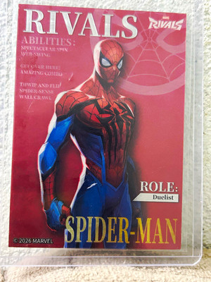 CardFun 2026 Eternal Glory Marvel Rivals Insert Spider-Man MR-2-01 Card