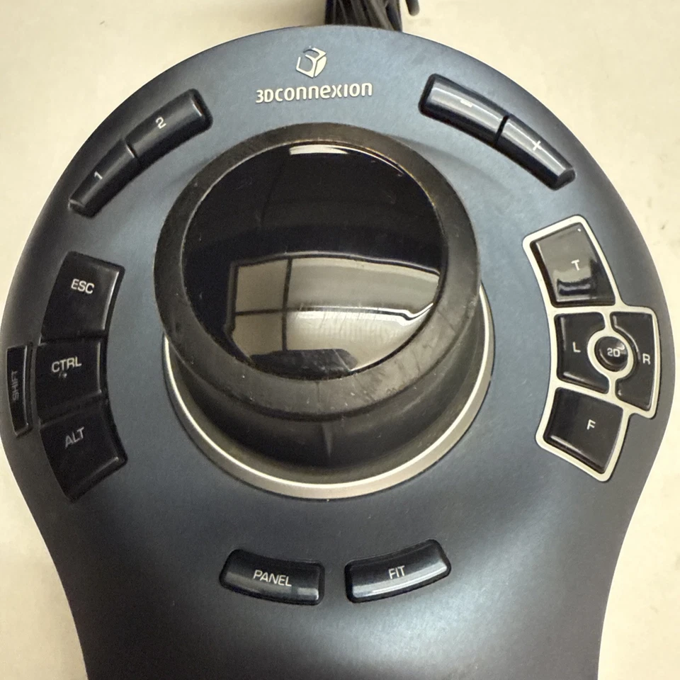 3Dconnexion SpaceExplorer Space Explorer 3D Mouse 3DX-600029 - No Power - As Is - Image 4 of 4