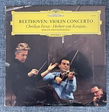 FERRAS KARAJAN BEETHOVEN VIOLIN CONCERTO STEREO DG 139021NM-