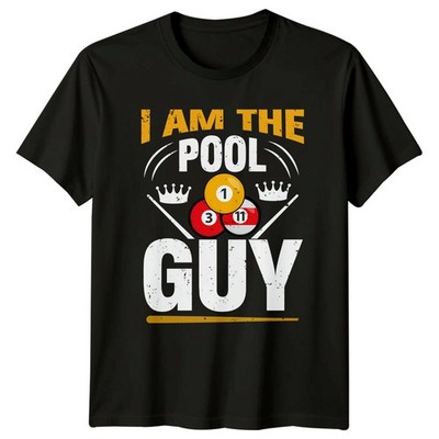 I Am The Pool Guy Herren T-Shirt Snooker Billard Geburtstag Geschenk für Ihn