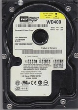 40 GB IDE Western Digital WD400BB-23JHC0 P-ATA 7200RPM 2MB HDD 3.5" Hard Drive