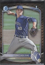 2025 Bowman #BCP-76 Blake Wolters Chrome Prospects Reptilian Refractor BZ36