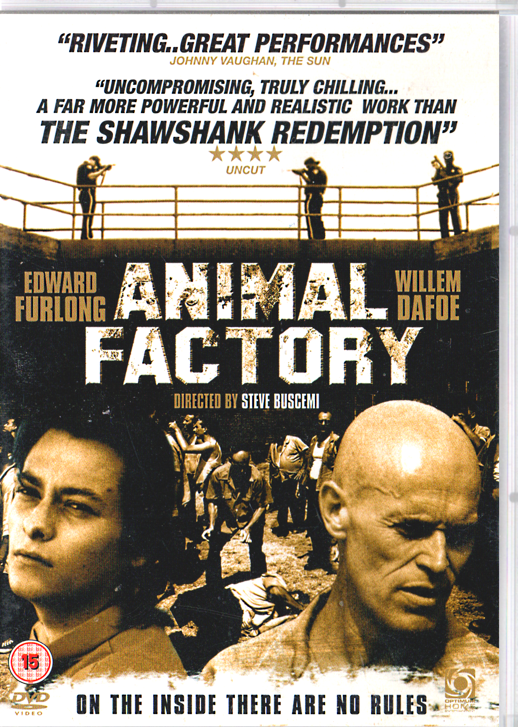 Animal Factory - DVD - 15 - Prison Drama Movie - Edward Furlong, Good