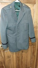 Army Green Coat Jacket 40 Short Officer Dress Uniform Class A No Buttons