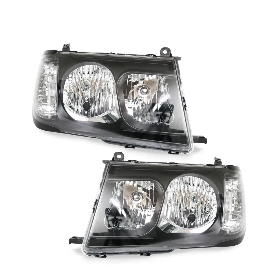 Pair Head lights For 1998-2005 Toyota LandCruiser 100 Series HZJ105 FZJ105 Lamp - image 4 of 4
