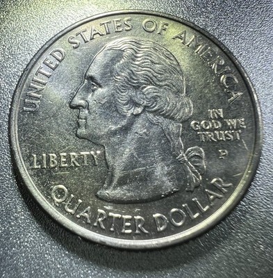 2006 P North Dakota face Die Gouge and A error Quarter Circulated 