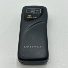 Optimus FM Stereo Mate FM Portable Headphone Radio 12-210A FM ONLY - WORKS