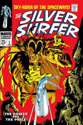 THE SILVER SURFER #3 COMIC BOOK COVER Poster print 16''x24'' home decor