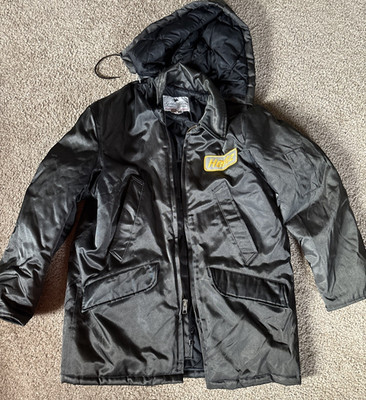 Golden Fleece Industrial Outerwear Men s Black Medium Jacket Hertz Logo