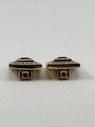 Vintage Christian Dior Clip Earrings W/ Blue & Clear Stones — photo 7
