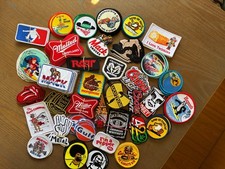 25 pc Lot Embroidered Patches Sew / Iron on Vintage Funny Adult Gas Oil Auto