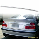 Painted Fyralip Trunk Lip Spoiler For BMW E46 Sedan Titan Silver 354