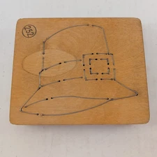 Pilgrim Hat Thanksgiving Ellison Educational Equip Accucut Wood Dies 6"x5" 
