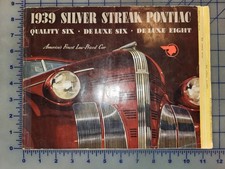 1939 Pontiac Brochure Original