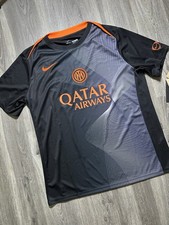 Maglia Nike Inter Milan 2023/24 Away Slim Fit Taglia XL Qatar Airways Nuova con etichette NOS