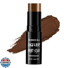 BOBISUKA Brown Face Body Paint Stick Washable Water-Based Face Paint Makeup S