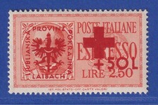 Dt. Besetzung 2.Weltkrieg Laibach 1944 Rotes Kreuz Mi.-Nr. 30 ungebraucht *