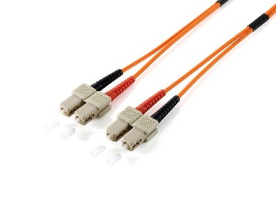 Equip LWL-Patchkabel-Glasfaserkabel (SC- SC 5.00m Singlemode Duplex OS2 gelb Pol