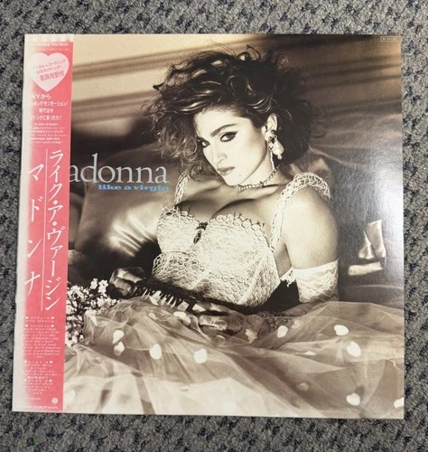 Madonna Like A Virgin Japanese 1984 Pressing W/Obi And Inserts