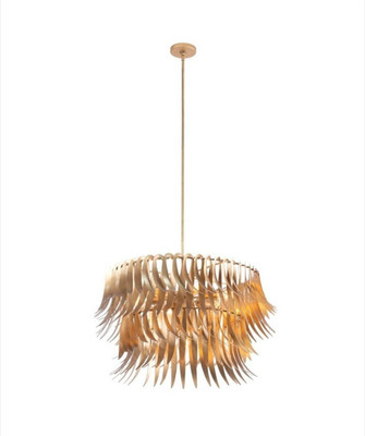 Kalco Lighting 518555NG Grace 7 Light 29 inch New Gold Pendant Ceiling Light