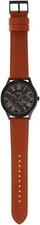 Image of Fossil Men Multi Dial Quartz Watch with Leather Strap FS5702