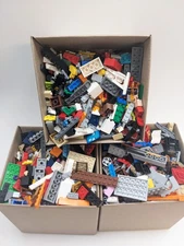 ~1200 pcs LEGO Bulk Lot 4 lbs Random Bricks Plates Parts Genuine Cleaned