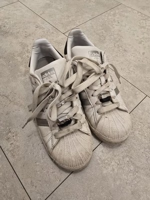 Adidas Superstar Sneaker weisd schwarz Gr 40 limited edition damen gebraucht 