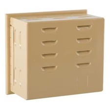 Universal Thermostat Guard, Tan, Metal, 13J041