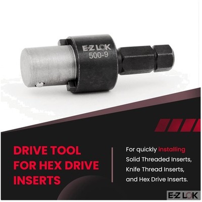 Optional Drive Tool for Threaded Inserts - Easy Installation