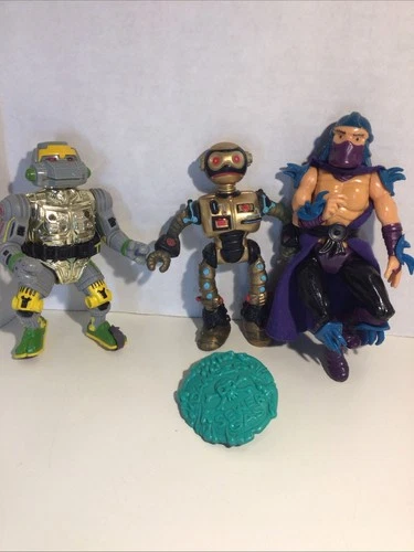 TMNT  Teenage Mutant Ninja Turtles Vintage Figures Lot Shredder
