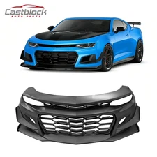 1 LE Style Unpainted Front Bumper Kit Conversion For 2019-2023 Chevy Camaro