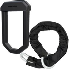 Hiplok DX1000 D-Lock + Mega Chain Bundle Motorcycle Motorbike Security