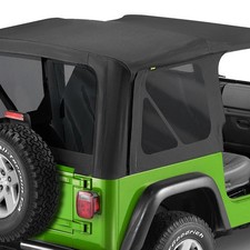 For Jeep Wrangler 2003-2006 Bestop 51193-35 Replace-a-top Black Diamond Soft Top For Jeep Wrangler 2003-2006 Bestop 51193-35 Replace-a-top Black Diamond Soft Top