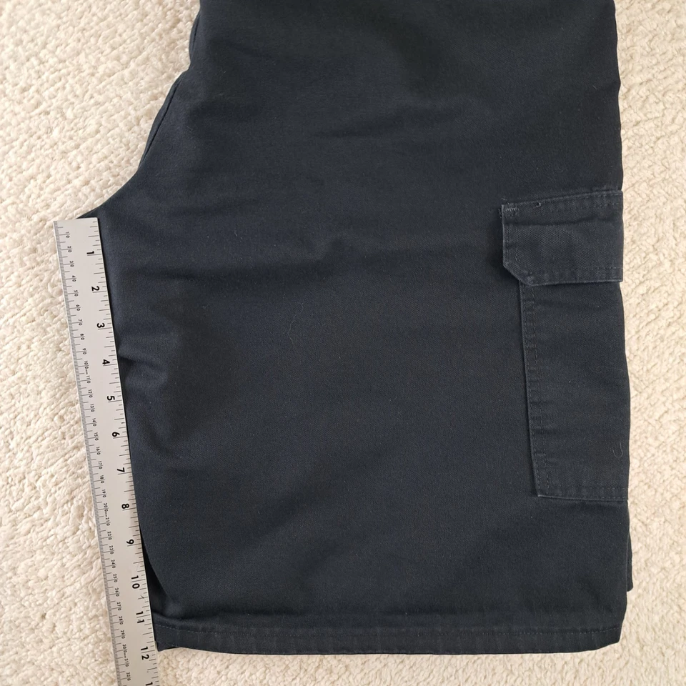 Pantalones cortos cargo Dickies para hombre talla 40 calce regular negros ropa de trabajo Foto 2 de 4