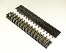 LOT OF TEN  TB-14-D-375 AMP connector terminal blocks double row