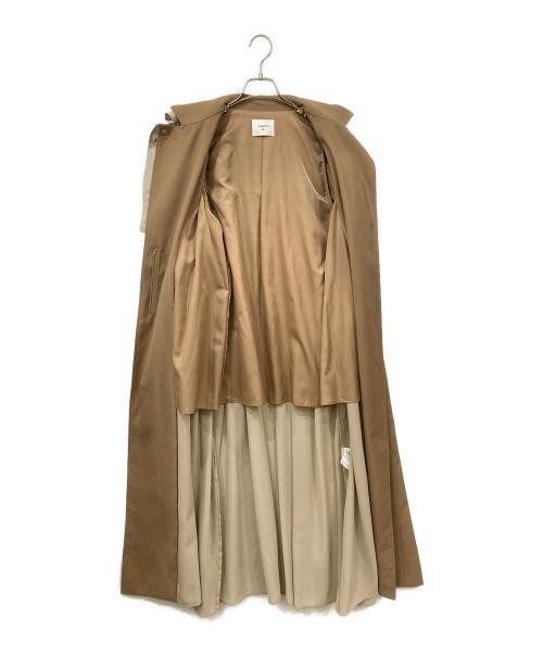 Ameri Layered Coat M Brown Polyester Used Warm Wi… - image 3