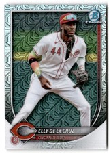 2025 Bowman #44 Elly De La Cruz Chrome Base Set Mega Refractor