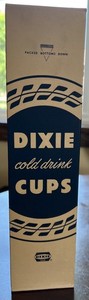 Vtg Dixie Cone Cups 3 oz #7013  Barbecue Picnic Prop Super Cool!!
