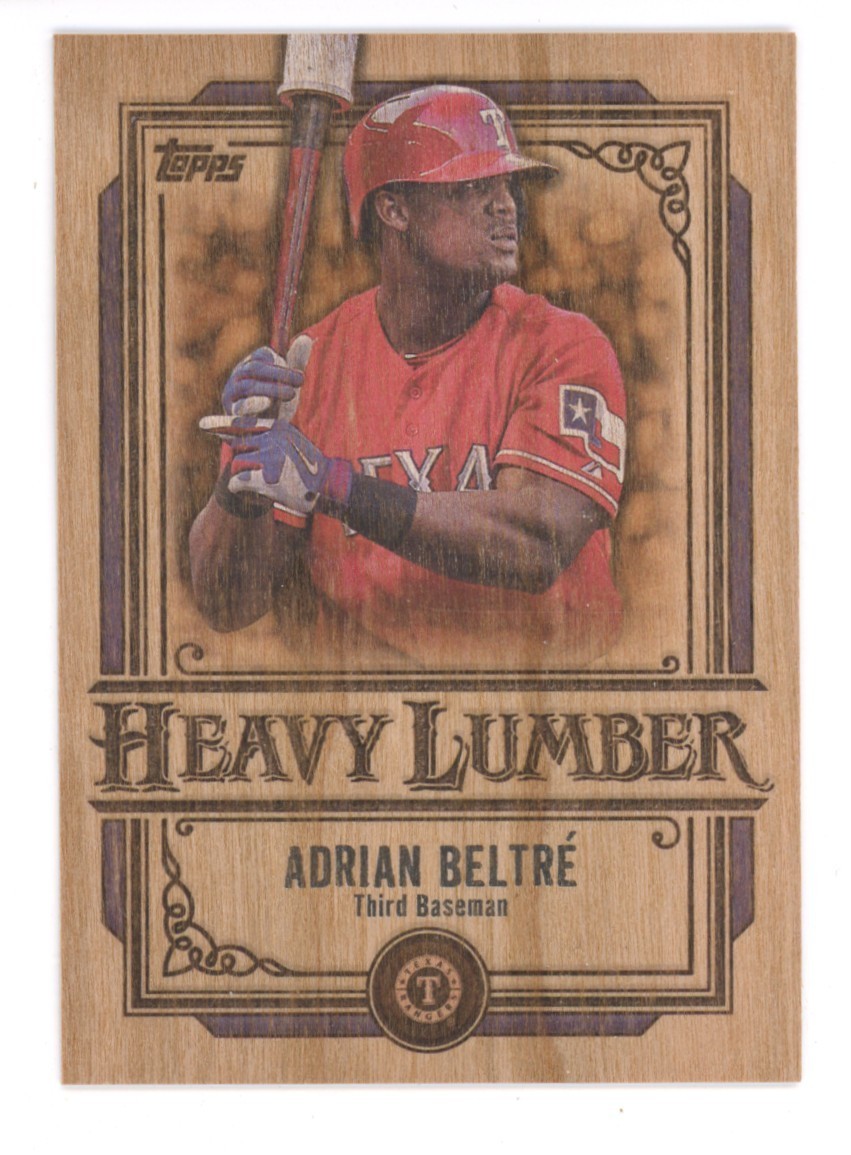 2025 TOPPS UPDATE HEAVY LUMBER  ADRIAN BELTRE  #HL-56 RANGERS