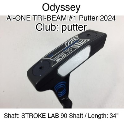 Odyssey Ai-ONE TRI-BEAM #1 Putter 2024 putter Putter 34