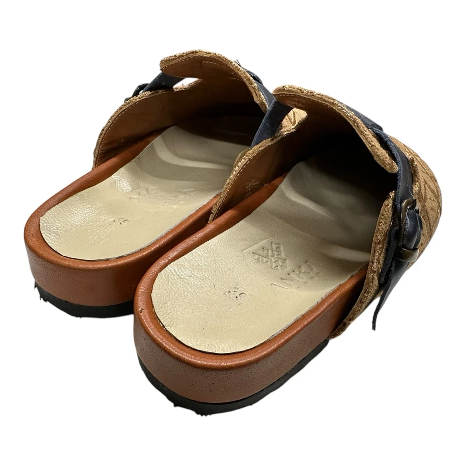 Mulas hechas a mano US-9 (EU-39) (suela-neumático. forro-cuero) para mujer Foto 3 de 4