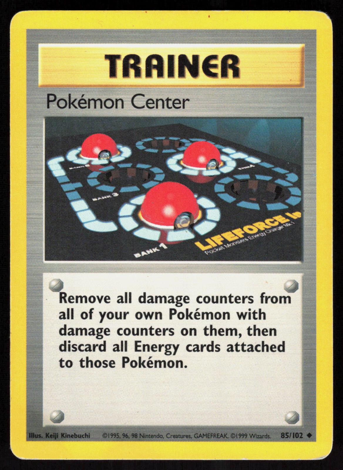 Pokemon Center 85/102 1999 Uncommon Base Set Unlimited Pokemon