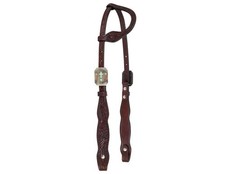 Circle Y Headstall Great Oak One Ear Buckle T...