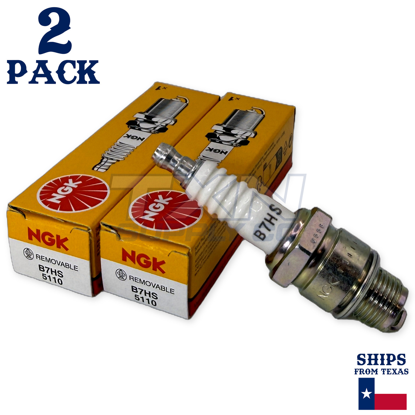 NGK 5110 B7HS Spark Plugs 2 Pack