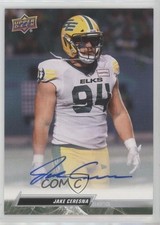 2023 Upper Deck CFL Auto Jake Ceresna #89 Auto 0nr3