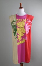 ANTHROPOLOGIE Farm Rio $130 Structured Graphic T-Shirt Dress Size Small