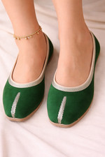 Women Casual Shoes Indian Leather Handmade Jutties Mojaries Flip-Flops US 6-11