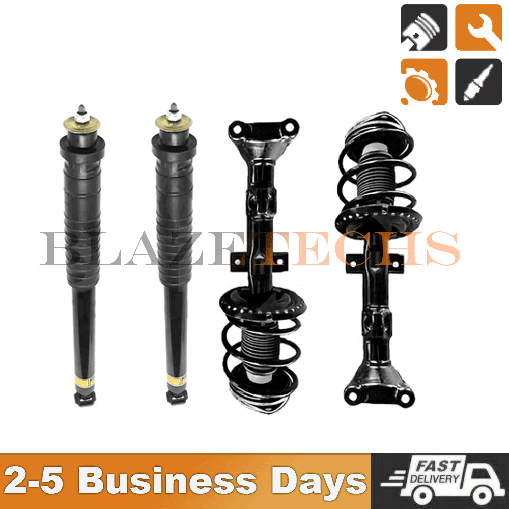 Front Rear Shock Struts Assys Fit Mercedes W171 R171 SLK280 SLK300 SLK55 AMG 04-